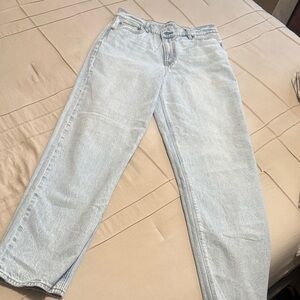 American Eagle Outfitters Light Blue Straight Leg Jeans